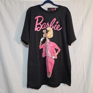Barbie X Ugly Dukling Black Graphic Sweatshirt Dress RARE Limited Edition